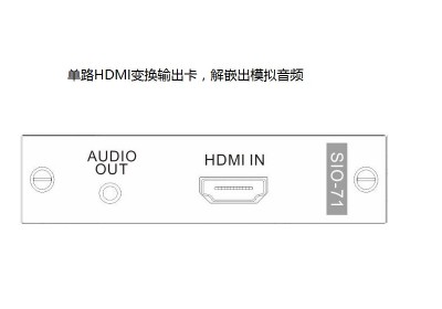 HDMI單路輸出卡&模擬音頻